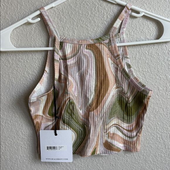 BEACH RIOT Revolve Cayley Psychedelic Swirl Tank XS NWT - Picture 3 of 4